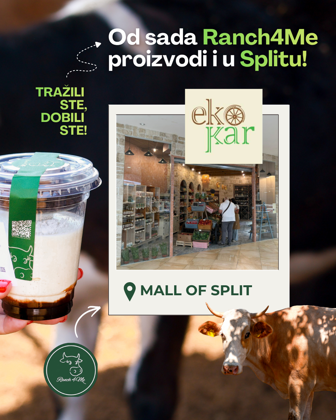 Ranch4Me proizvode možete nabaviti i u Splitu